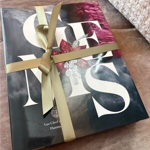 Van Cleef & Arpels Gems Book with Gold Ribbon